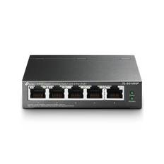 TP-Link TL-SG1005P - Switch, Ohanterad, 5x 10/100/1000Base-T (PoE), Skrivbordsmodell, PoE (65W)