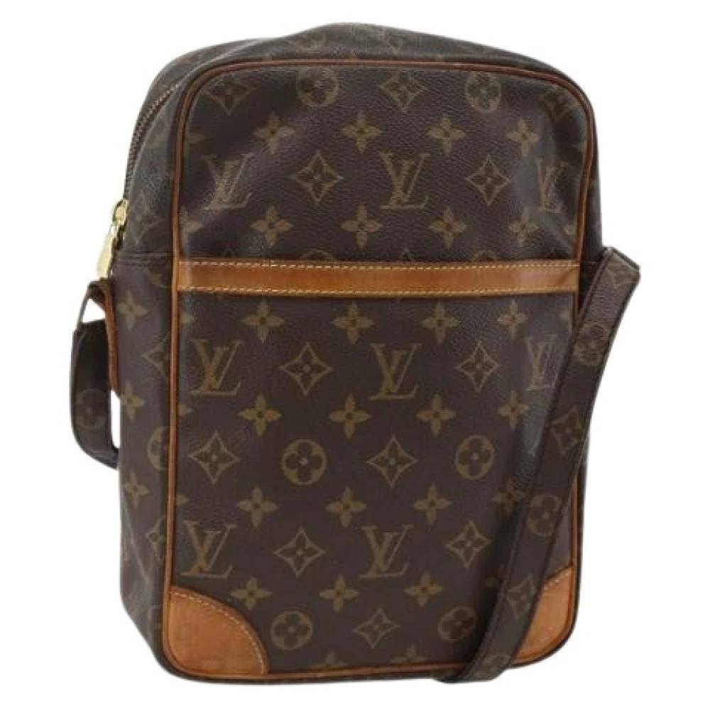 Louis Vuitton Vintage Pre-owned Monogram Canvas Skuldertaske - Vintage - Dame - Brun - ONE SIZE - Uld