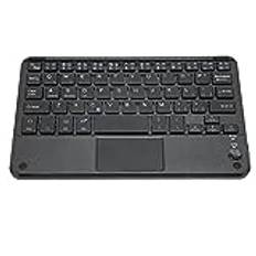 Wireless Keyboard, Portable and Ultra Light Bluetooth Waterproof Dustproof Energy Saving Portable Keyboard with Touchpad for Windows