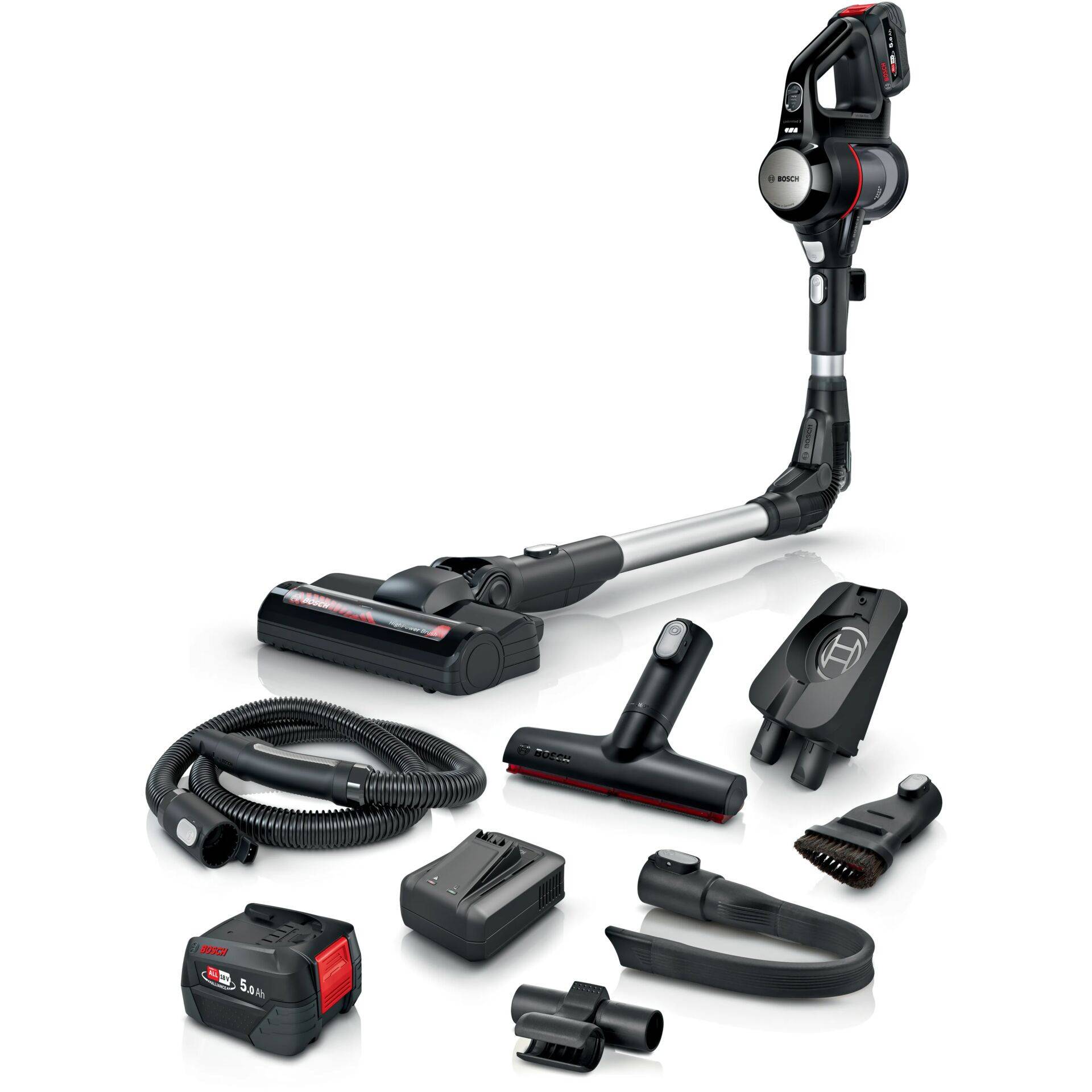Bosch BSS715FRSH Unlimited 7 Ledningsfri Støvsuger - Inkl. 1x 5Ah Batteri