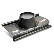 Metalbestos skorsten uØ 200mm täcker 0-5° flex svart