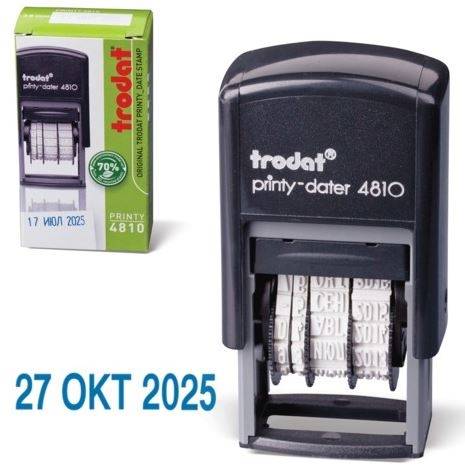 Datostempel Trodat 4810. selvf. talhøjde 3,8mm.