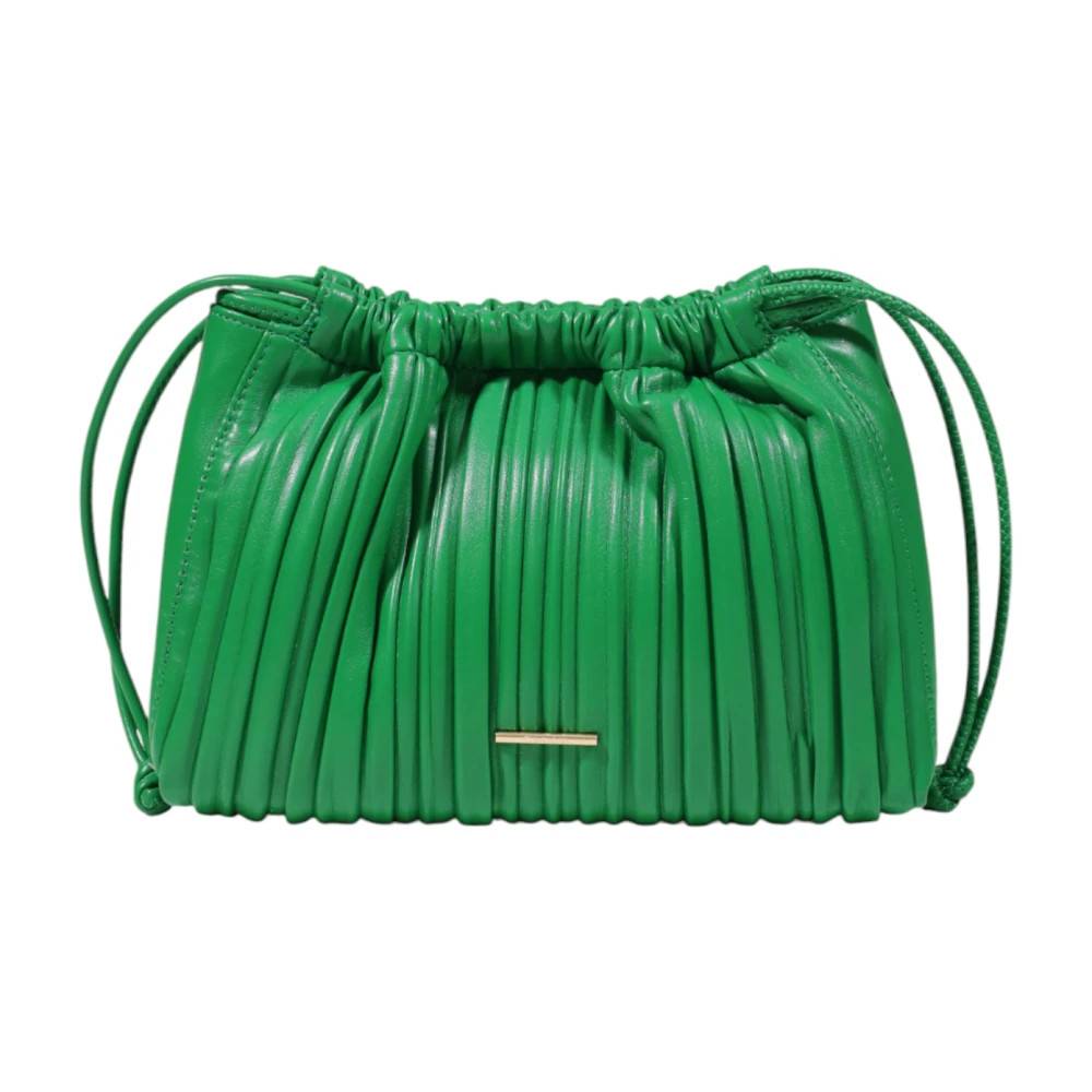 Calvin Klein Plisse Crossbody Taske - Tasker - Dame - Grøn - ONE SIZE - Uld