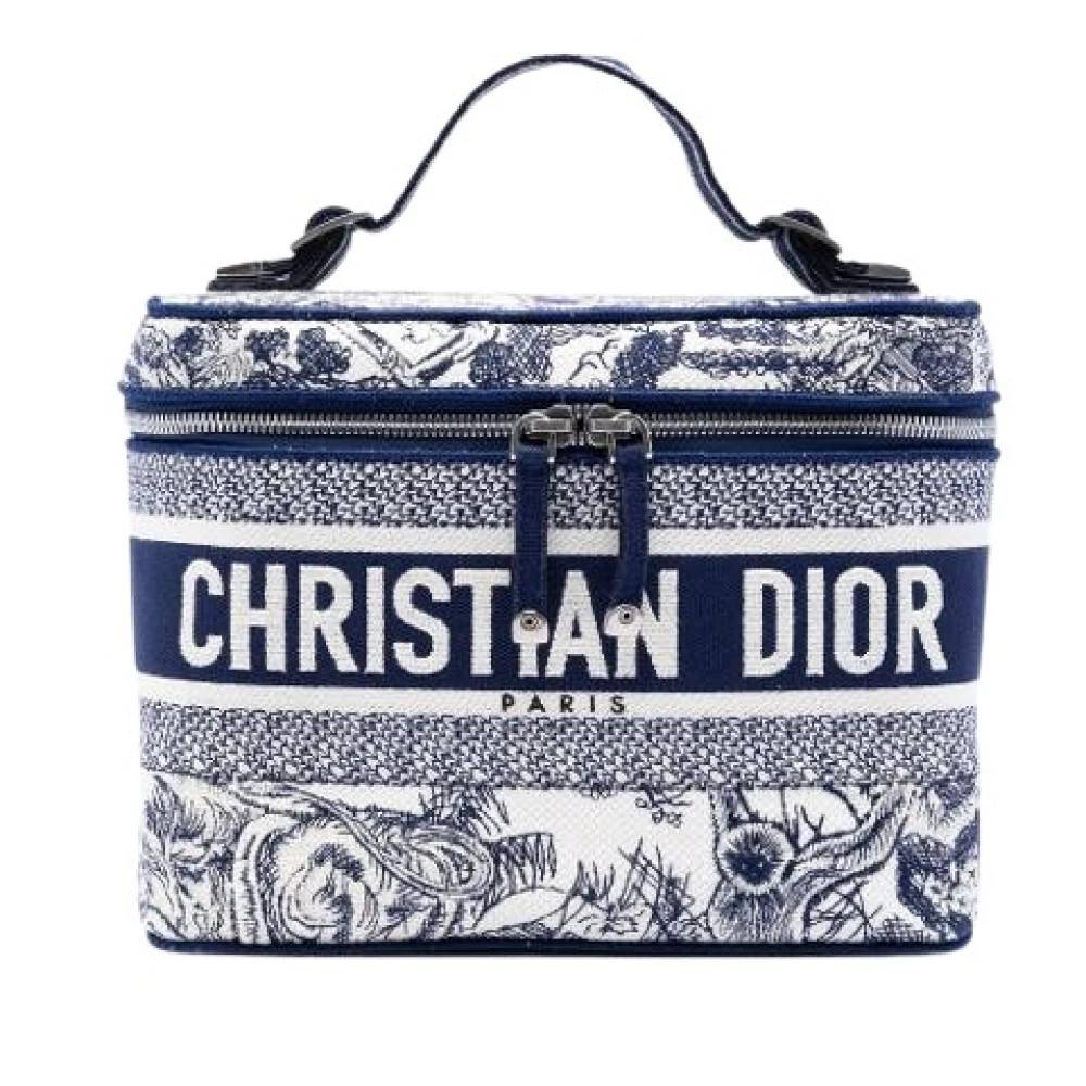 Dior Vintage Pre-owned Vanity Bag - Vintage - Dame - Blå - ONE SIZE -