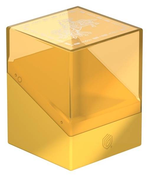 Ultimate Guard Boulder Deck Case (Deck Box) 100+ Standard Size: RagnarÃ¶k - BifrÃ¶st Yellow