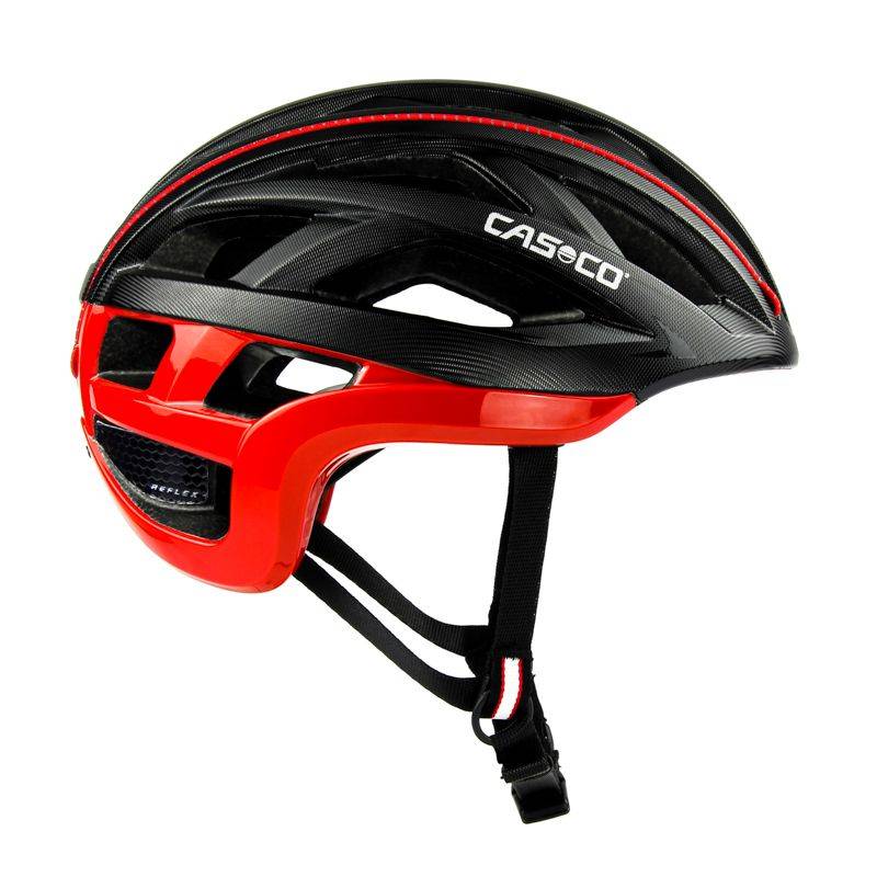 Casco cykelhjelm Cuda 2 strada i sort/rød - S 52-54 cm / Sort