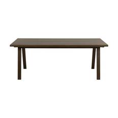 CASA Living A-Line Spisebord - H 74,6 x B 200 x L 95 cm - Egetræ/finer - Brun
