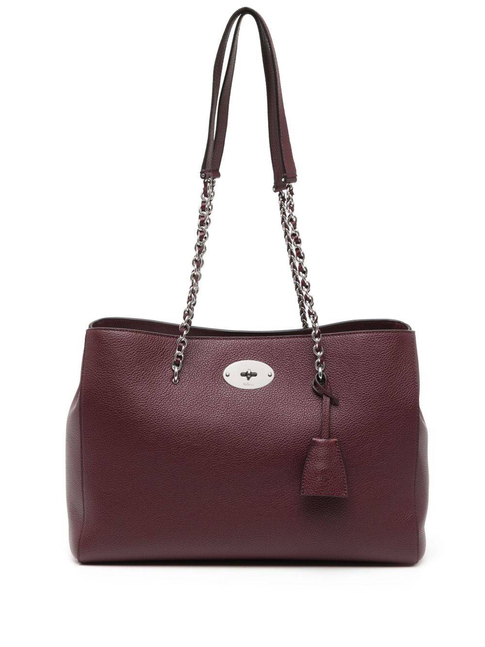 Mulberry - Lily totebag - dam - läder - OS - Lila