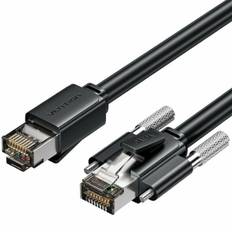 Hög hastighet CAT 6 FTP nätverkskabel - Vention IBUBF Svart 1m