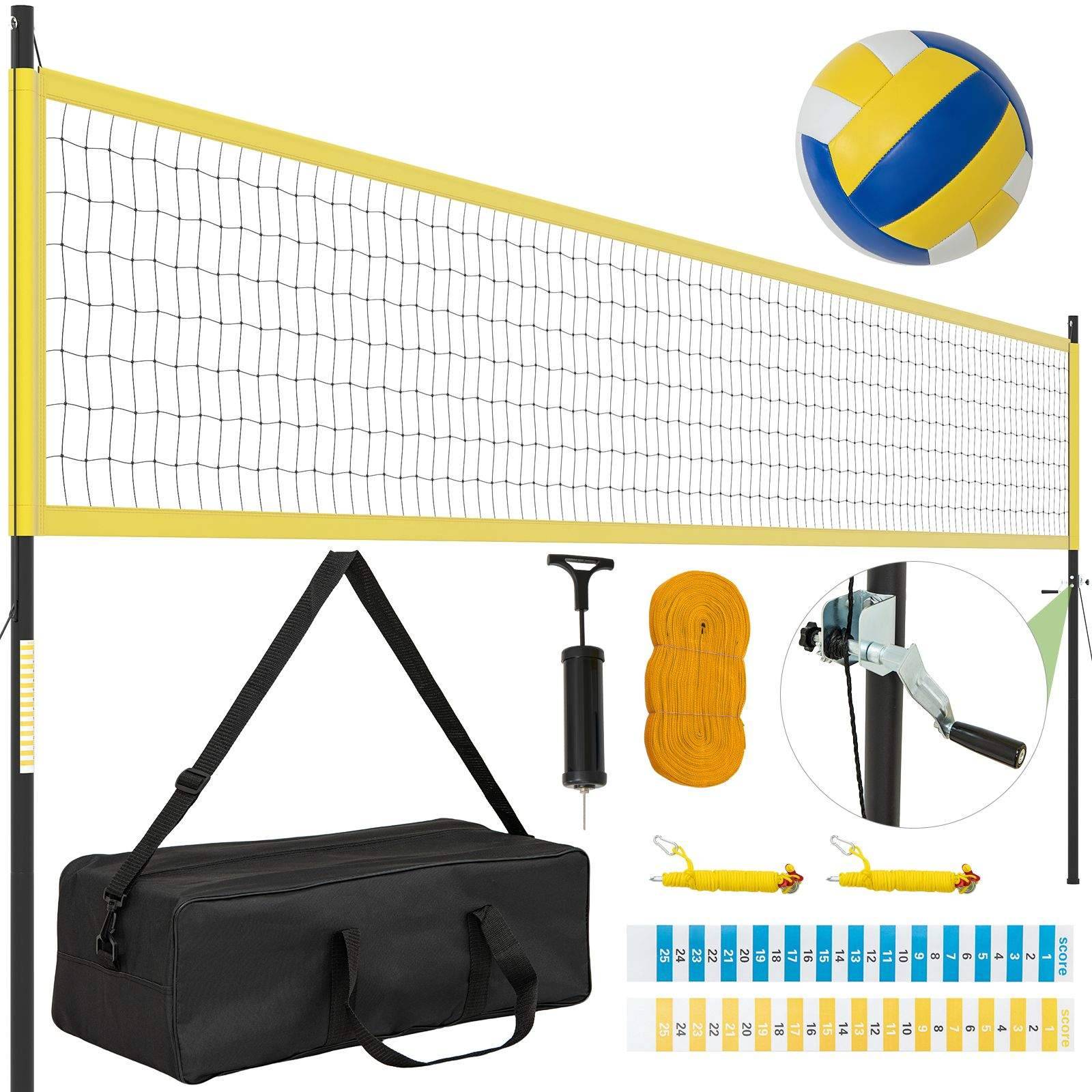 Justerbart højdevolleyballnetsæt – Bærbart og holdbart