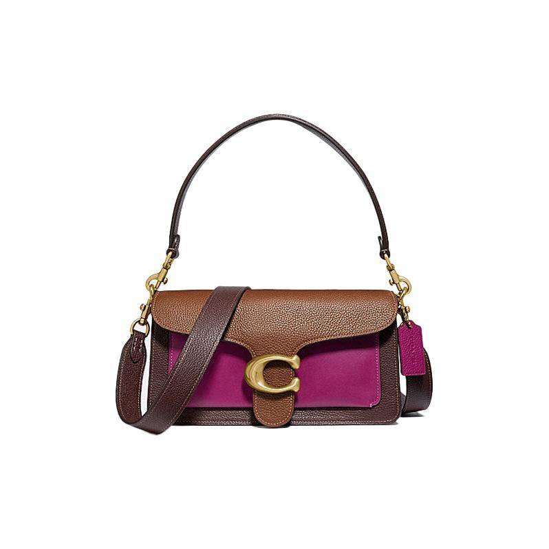 Coach Tabby Axelväska 26 Färgblock Oliv Vit Svart 76105-B4PW7 brown