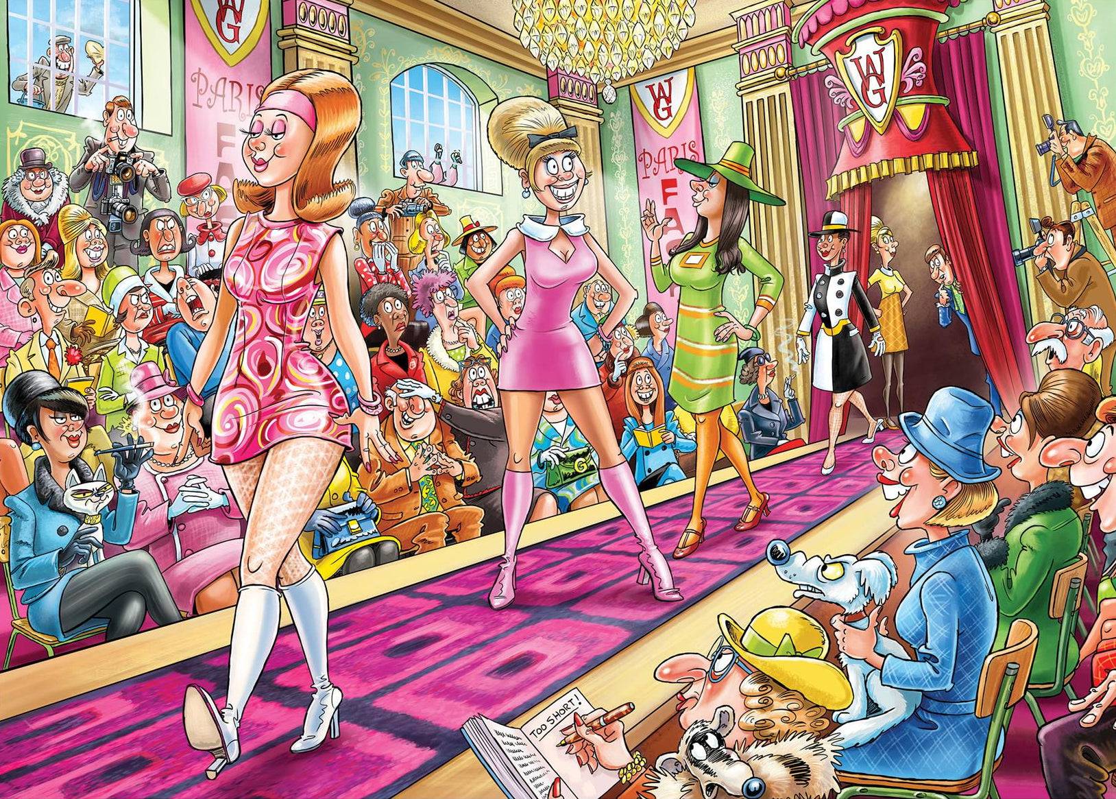 Wasgij Destiny 32 Passion for Fashion 1000 Piece Jigsaw Puzzle