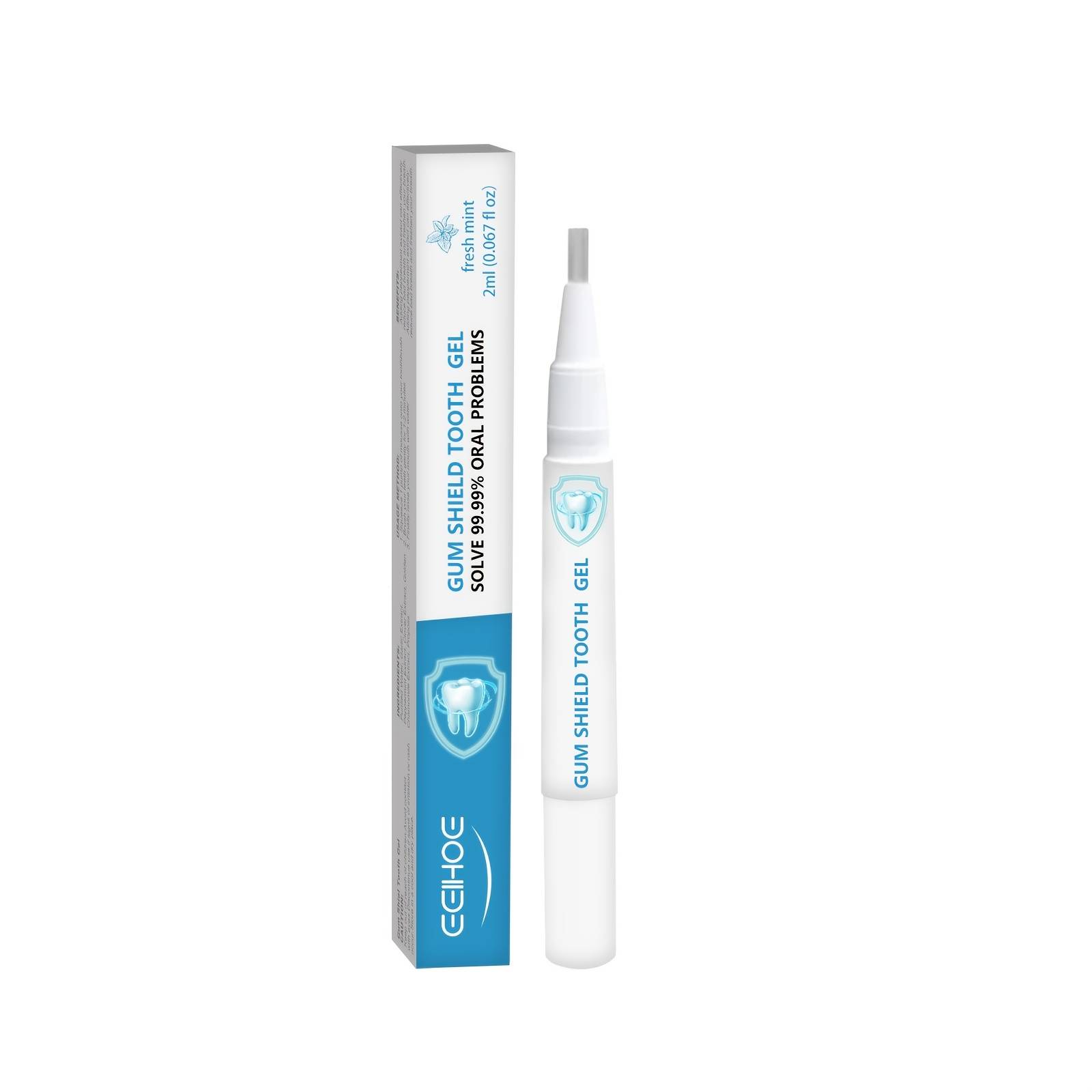 Gum Oral Gel Pen - Cleans Dental Stains, Cares For Gums, Whitens Teeth, Oral Care Gel Pen, 2ml