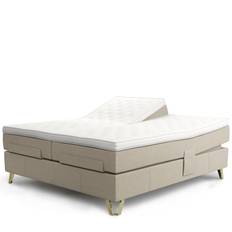 Supreme Aqtive 2 ställbar dubbelsäng - Färgval/Beige/Grå/Mörkgrå/Ljusblå/Mörkblå