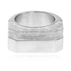 Rick Owens, Accessories , unisex, Grå, 54 MM, Messing ring