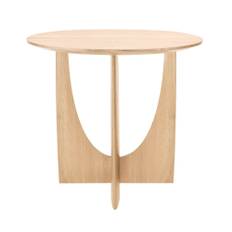 Ethnicraft - Geometric Side Table Oak - Små borde og sideborde - Alain Van Havre - Træ farvet - Træ