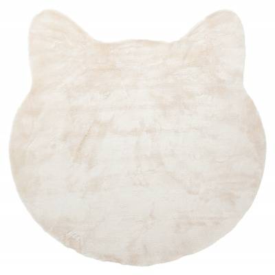 Barnmatta - Aranga Super Soft Cat (beige) (Storlek: Ø 80 cm)