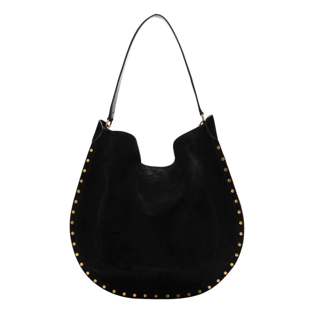 Isabel Marant Stor Skuldertaske Oskan - Tasker - Dame - Sort - ONE SIZE - Uld