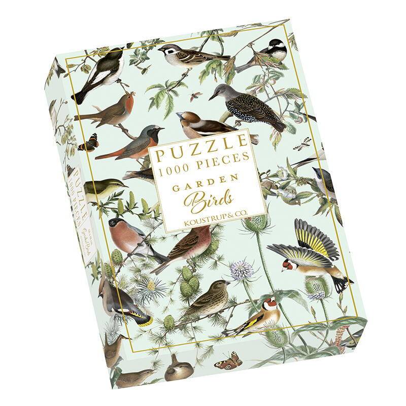 Garden Birds puslespil - 1000 brikker Koustrup & co..