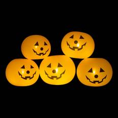 LED-balloner Halloween Græskar - 5-pak