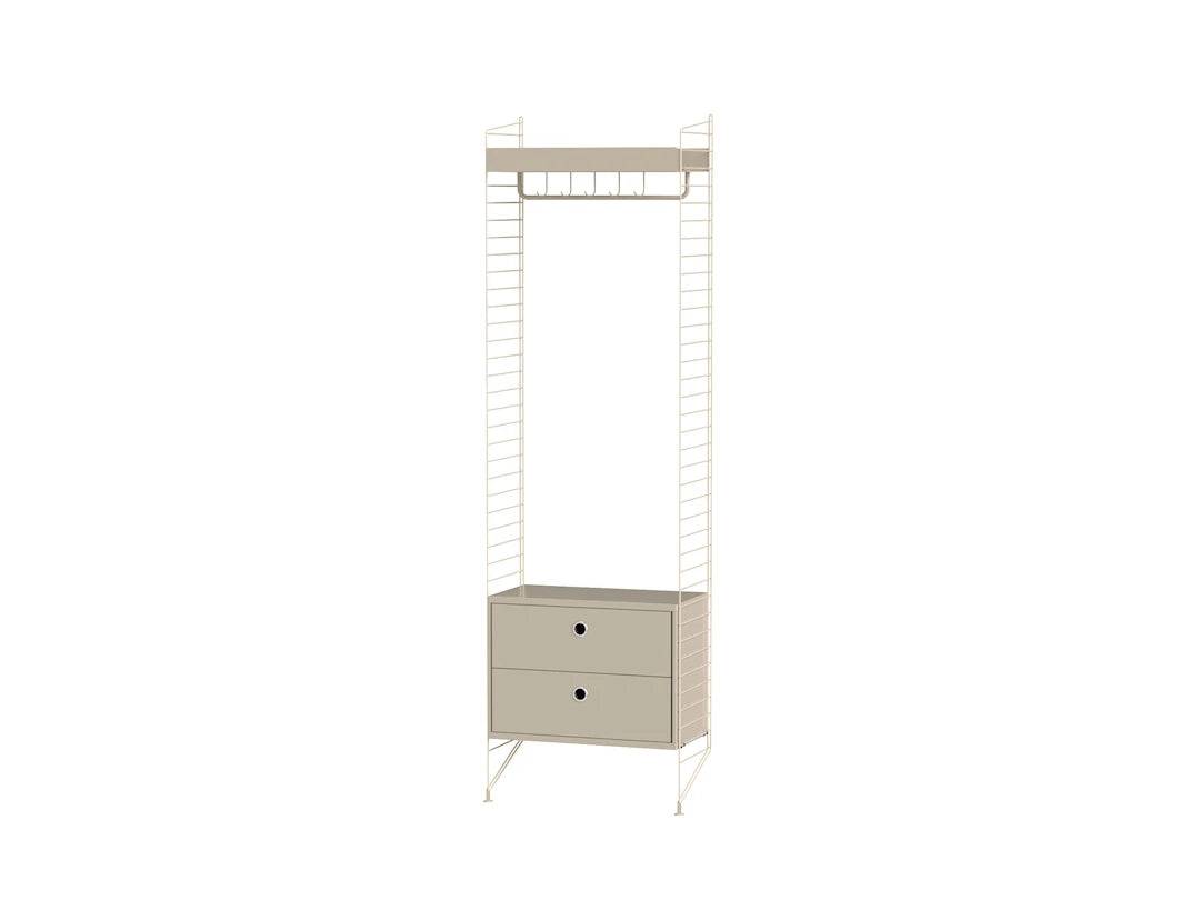 Hallway M, entréreol fra String Furniture Beige - beige - Jacobsen Plus