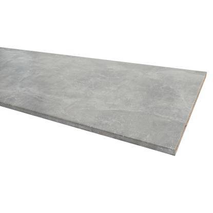 Wallmann Original Design bordplade, grå laminat, 3000 x 635 x 28 mm