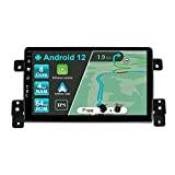 JOYX Android 14 IPS bilradio passar Suzuki Grand Vitara (2005–2015) – 4G 64G – inbyggd DSP/Carplay/Android Auto – kamera + MIC – 9 tum 2 Din – rattstyrning WiFi DAB 360-kamera fast båt AHD