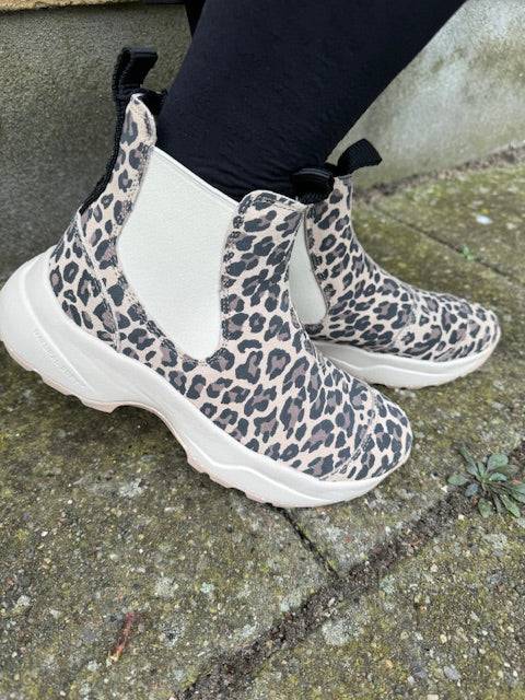 Woden Gummistøvler - Silje Animal Gummistøvle i Leopard - 37