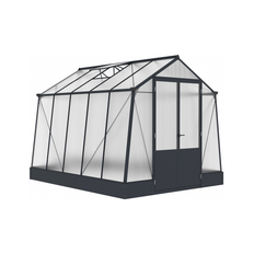 Westmann Aurora Drivhus i aluminium og polycarbonat H240 x B248 x D309 cm - Antracit