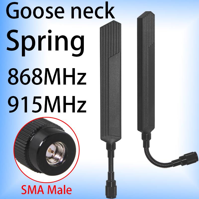 868MHz LoRa Antenna 915MHz Antenna Omni Gooseneck SMA Male for Meshtastic Development Board Spring Antenna HaLow Application