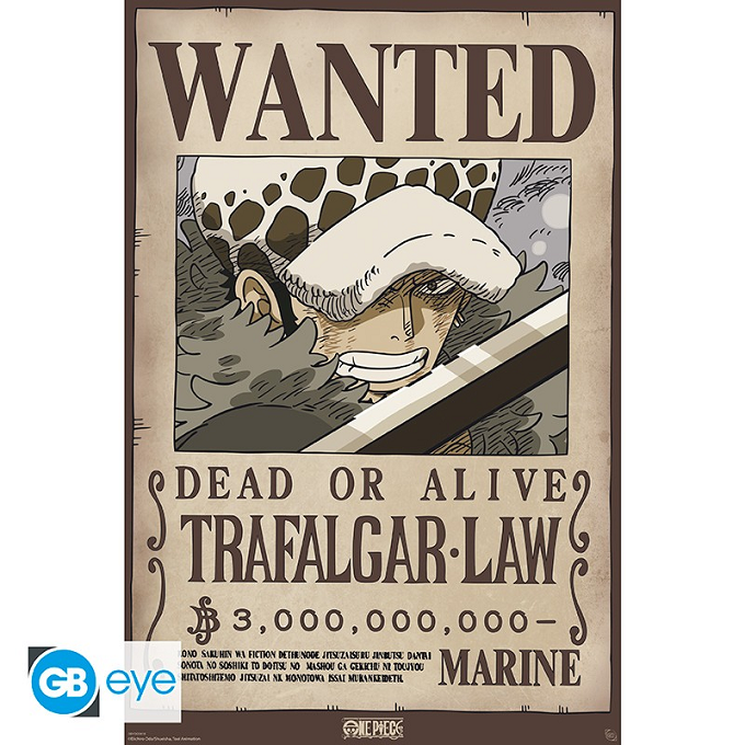 One Piece - Poster 91.5x61cm - Wanted Law Wano