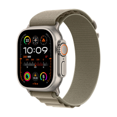 Apple Watch Ultra 2 LTE 49mm Titanium Case with Alpine Loop L - Olive