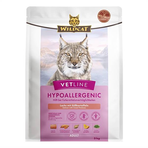 Wildcat VetLine Hypoallergenic Salmon, 3 kg