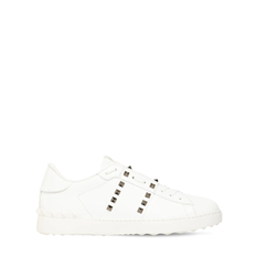 Open Rutenio Studs Leather Sneakers - White - 46 - 40 - 41 - 42 - 43 - 44 - 45 - 39 - 39.5 - 40.5 - 41.5 - 42.5