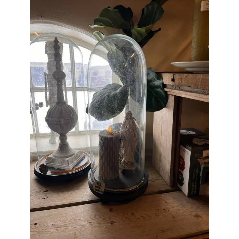 Antik fransk globe med den smukkeste patinering 50 cm Loppemarked.
