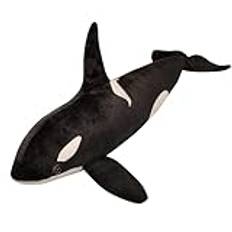 Orca Plysch, Simulering Späckhuggare Plyschleksaker Viktade Uppstoppade Havsdjur Djur Present Till Pojkar Flickor Heminredning(Size:75CM/29IN)