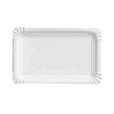 Pølsetallerken hvid 13x20cm 250 stk/krt