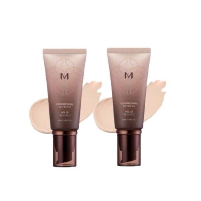 MISSHA Cho Bo Yang BB Cream (SPF30 PA++) (New) - 50ml - #22 Subtle Beige (2ea) Set - black