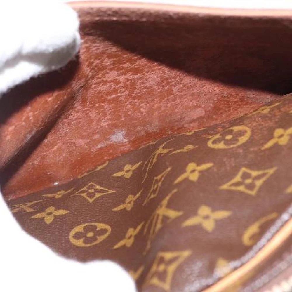Louis Vuitton Vintage Pre-owned Monogram Canvas Shoulder Bag - Vintage - Dame - Brun - ONE SIZE - Uld