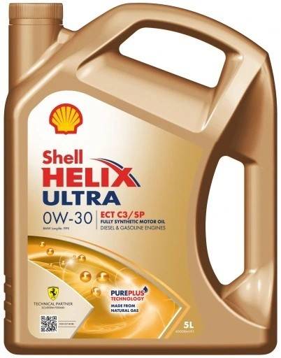 550074740 SHELL Helix Ultra ECT C3/SP 0W-30, 5l MB 229.52 BMW Longlife-19 FE ACEA C3