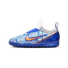 Nike Zoom Mercurial Vapor 15 Academy CR7 TF GS Azulejo Kids Sneakers Blue White Concord DV8190-182 29.5