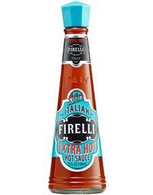 Firelli Italian Extra Hot Hotsauce - Extra Kryddstark Hotsauce med Chili och Cayennepeppar 148 ml (Italien)