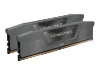 (ComputerSalg) CORSAIR Vengeance - DDR5 - sæt - 64 GB: 2 x 32 GB - DIMM 288-PIN - 6000 MT/s / PC5-48000 - CL30 - 1.4 V - grå