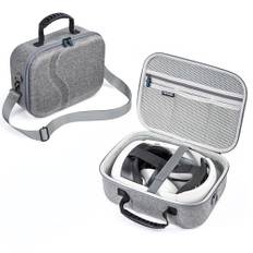DEVASO Tasche für Mate Quest 3, Reisen Lagerung Tragetasche Kompatibel mit Oculus Quest 3 Elite Strap, Controllern und Anderem Zubehör für Reisen und Aufbewahrung
