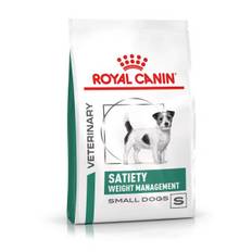 Royal Canin Veterinary Satiety Weight Management Small Dogs hundfoder. Förpackning: 3 x 8 kg