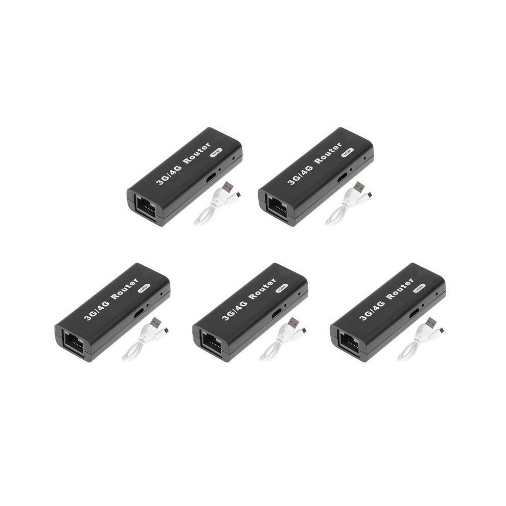 5X Portable 3G/4G WiFi Wlan Hotspot WiFi Hotspot 150Mbps RJ45 USB Wireless Router with USB Cable