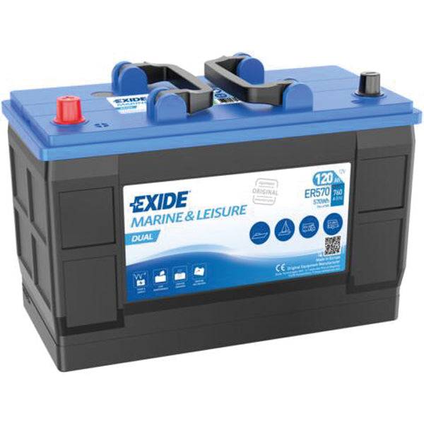 Exide, Batteri Nautilus 120Ah dual