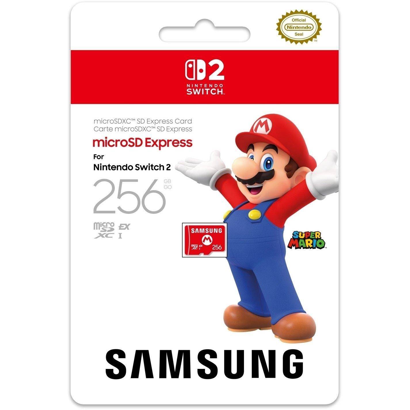 Nintendo Samsung Microsd Express Card For Nintendo Switch 2