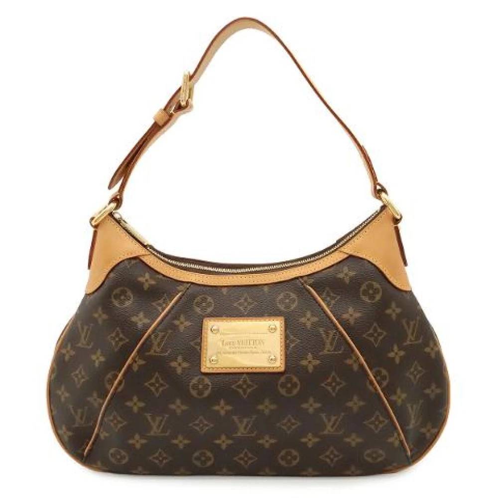 Louis Vuitton Vintage Pre-owned Thames Monogram Skuldertaske - Vintage - Dame - Brun - ONE SIZE - Uld