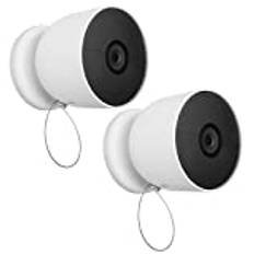 BECEMURU Anti-Drop säkerhetskedja kompatibel med Google Nest INOUTCAMW 1080p, Arlo Ultra/Ultra 2, Arlo Pro 3/Pro 4-kamera (2-pack)